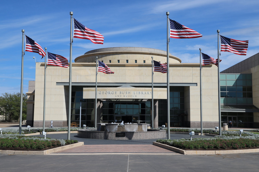 Entrance of George Bush Library